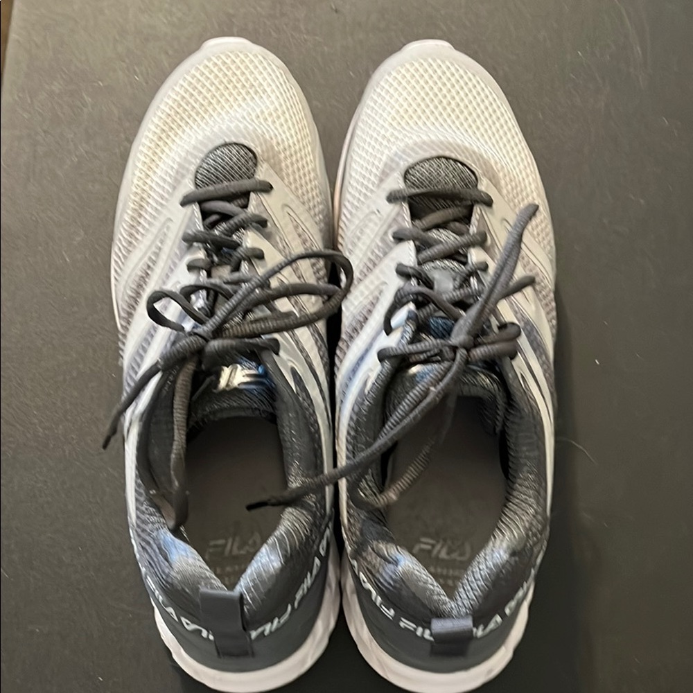 Fila Men's Black and Gray Running Shoes sz 12 wide